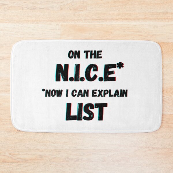 Item preview, On the N.I.C.E List designed and sold by GRINspiration.