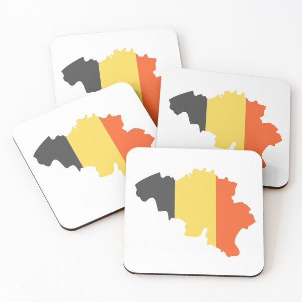 Item preview, Elegant Belgium Flag Map designed and sold by Islanr.