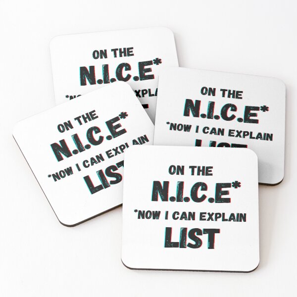 Item preview, On the N.I.C.E List designed and sold by GRINspiration.
