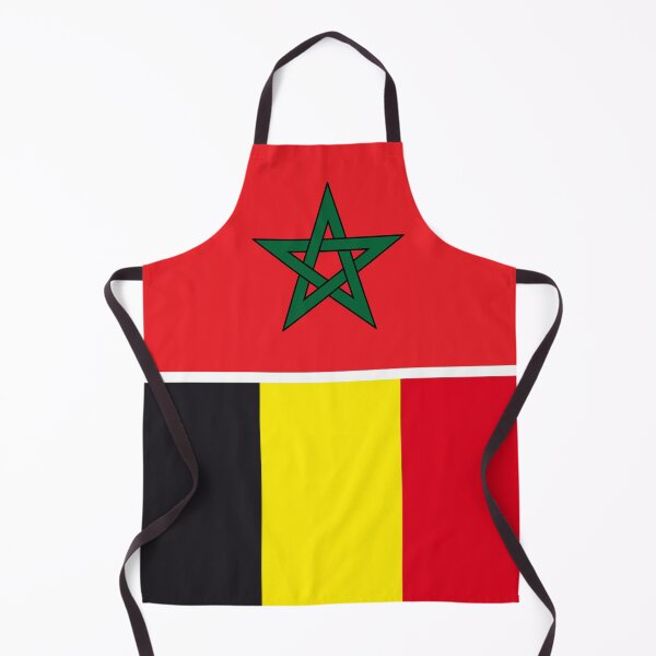 Item preview, Moroccan and Belgium Union Flag designed and sold by Islanr.