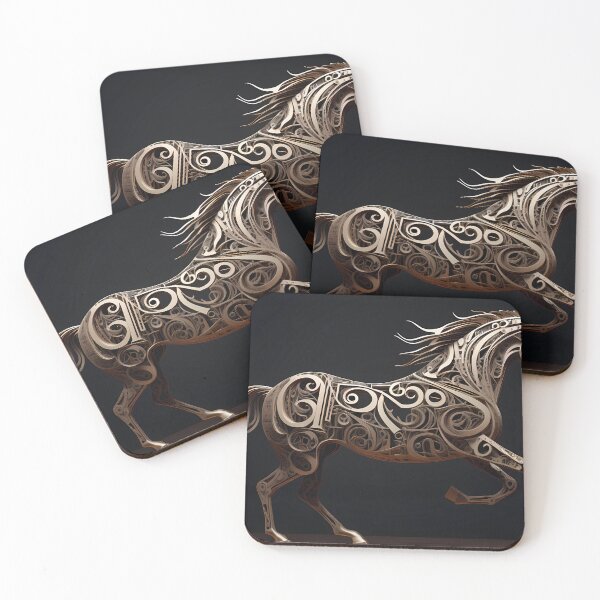 Item preview, Abstract art horse designed and sold by PICT  T MOSB.