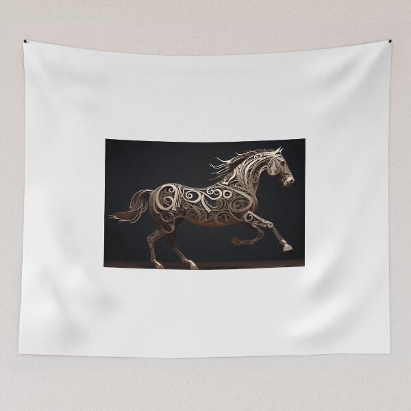 Item preview, Abstract art horse designed and sold by PICT  T MOSB.