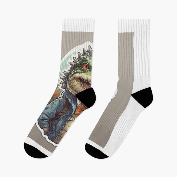 Item preview, Elegant cute crocodile surrounded by flowers designed and sold by abdelaziz0.