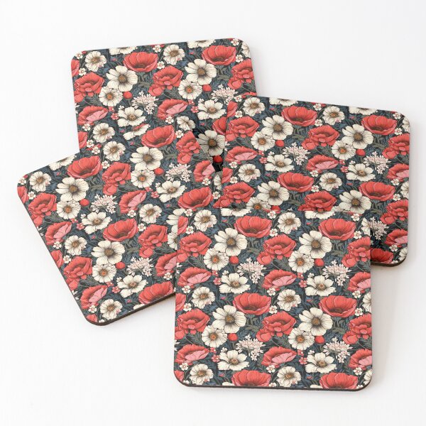 Item preview, Crimson and Cream Botanicals designed and sold by PatentedPrints.