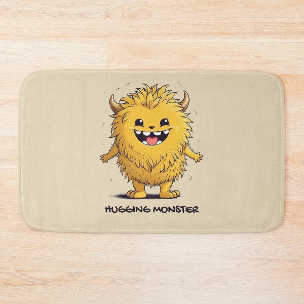Item preview, Cute Fluffy Hugging Monster designed and sold by DesignDrifts.