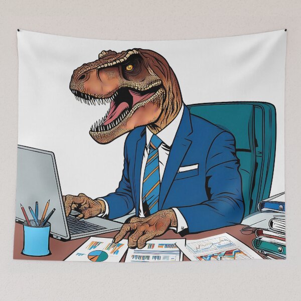 Item preview, T-Rex In The Office designed and sold by TrexAmbassador.