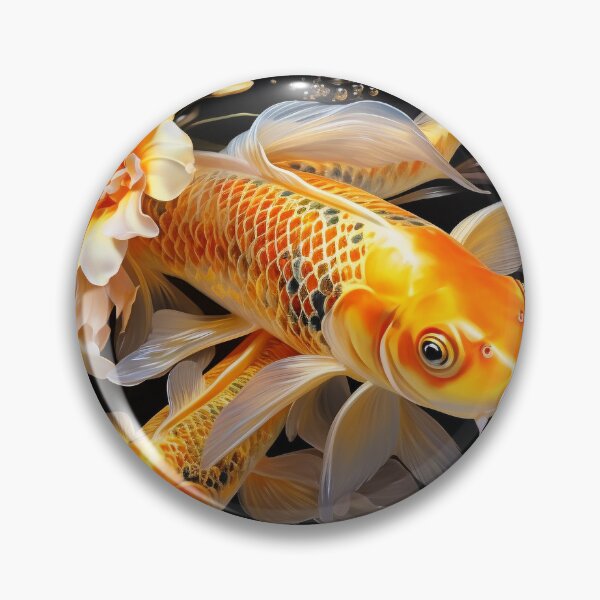 Artikelvorschau, Wunderschöner orangefarbener Koi-Fisch entworfen und verkauft von FireFXStudio.