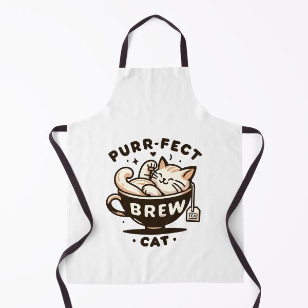 Item preview, Purrfect Brew Cat Tea Lovers Dream Design designed and sold by ElLocoMus.