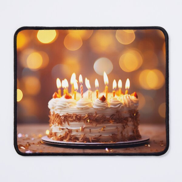 Item preview, Candles Glowing on Birthday cake  designed and sold by FireFXStudio.