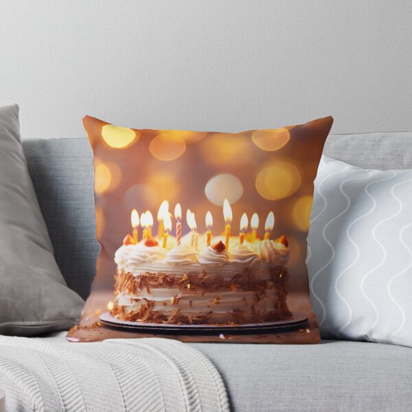 Item preview, Candles Glowing on Birthday cake  designed and sold by FireFXStudio.