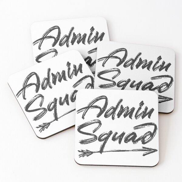 Item preview, Admin Squad designed and sold by Zagach Letters.