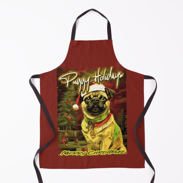 Item preview, Pug HAPPY HOLIDAYS 96 MERRY CHRISTMAS PUGGY HOLIDAYS   designed and sold by RedBluffTraders.