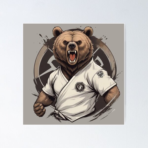 Item preview, Bear Karate fighter designed and sold by Rafael Vilemberg.