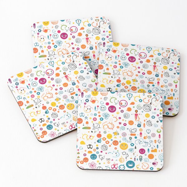 Item preview, Smile Symphony: Vibrant Emoticon Joy Pattern designed and sold by NeavesPhoto.