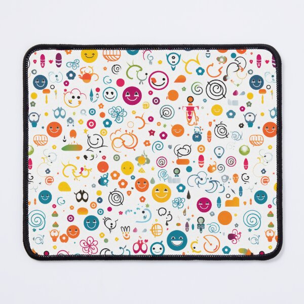 Item preview, Smile Symphony: Vibrant Emoticon Joy Pattern designed and sold by NeavesPhoto.