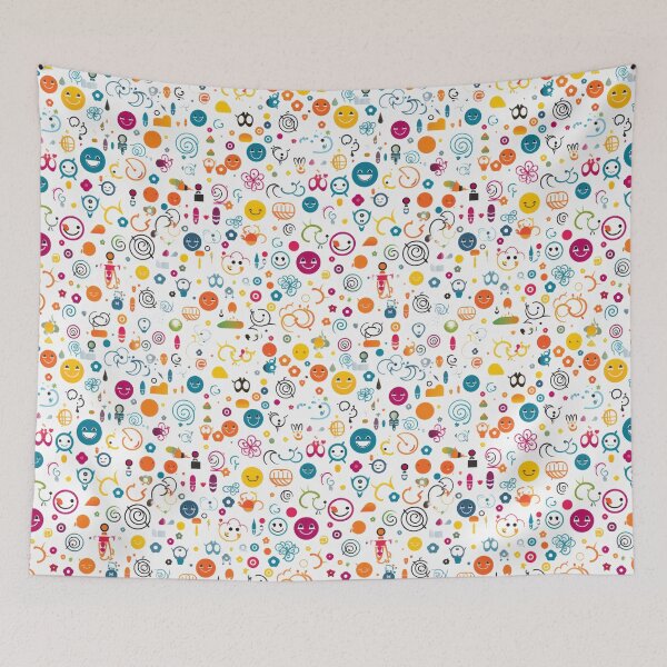 Item preview, Smile Symphony: Vibrant Emoticon Joy Pattern designed and sold by NeavesPhoto.