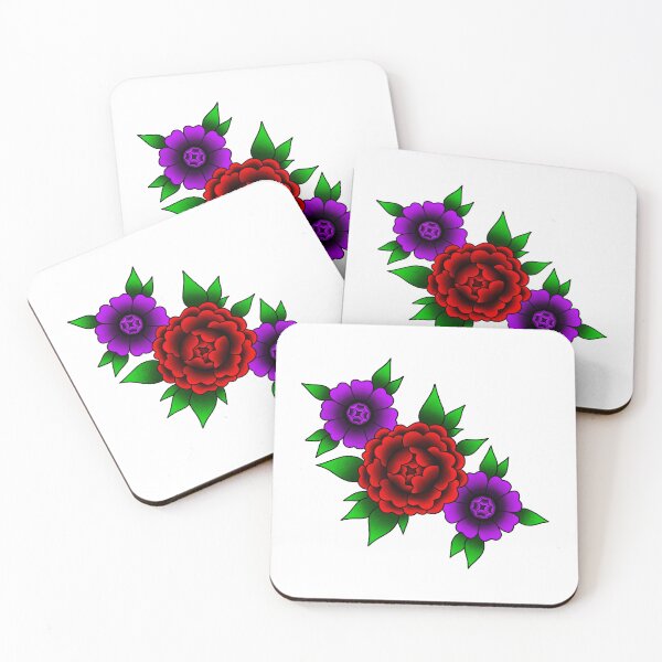 Item preview, American Traditional Flowers designed and sold by emrw.