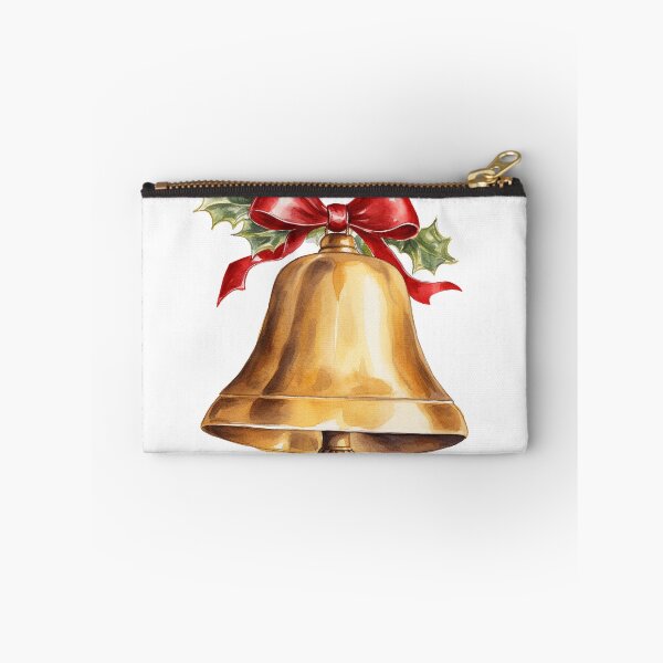 Artikelvorschau, Aquarell-Weihnachtsdekorationsglocke entworfen und verkauft von FireFXStudio.