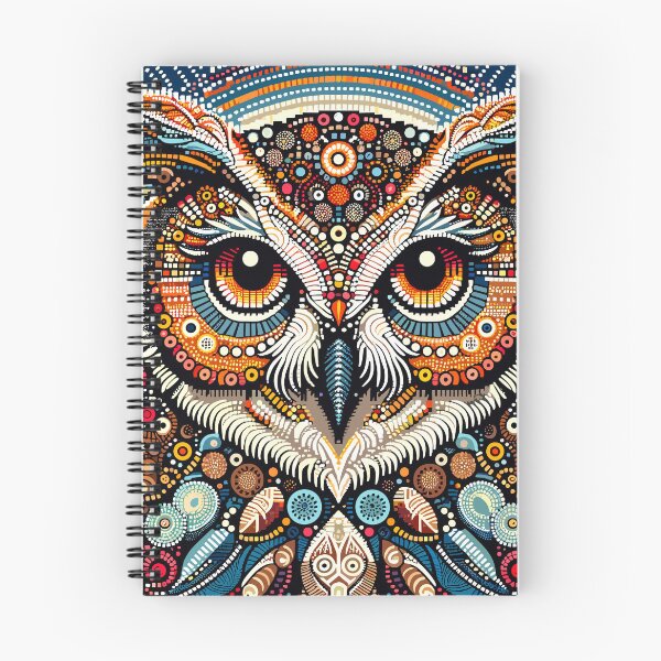 Item preview, Mosaic Wisdom - ASCII Art Owl designed and sold by midmonty.