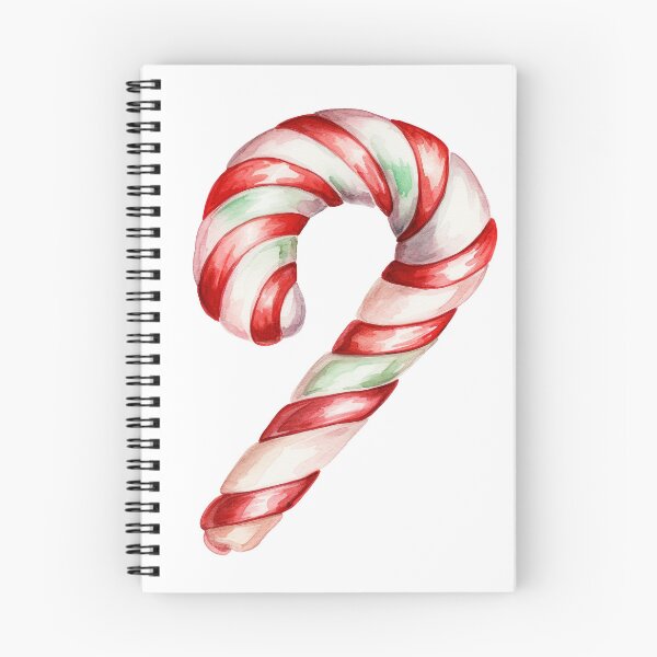 Artikelvorschau, Aquarell-Weihnachtszuckerstange entworfen und verkauft von FireFXStudio.