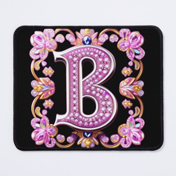 Item preview, Pink crystal letter B designed and sold by Roxburylane.
