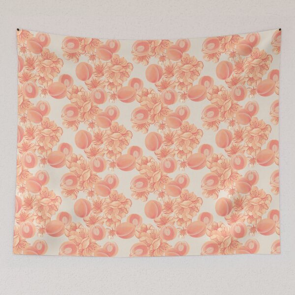 Item preview, peaches, pattern designed and sold by AvotArt.