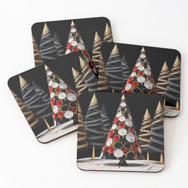 Item preview, Stylized ornamental decorative fantasy artistic Christmas tree illustration designed and sold by 4Seasons.