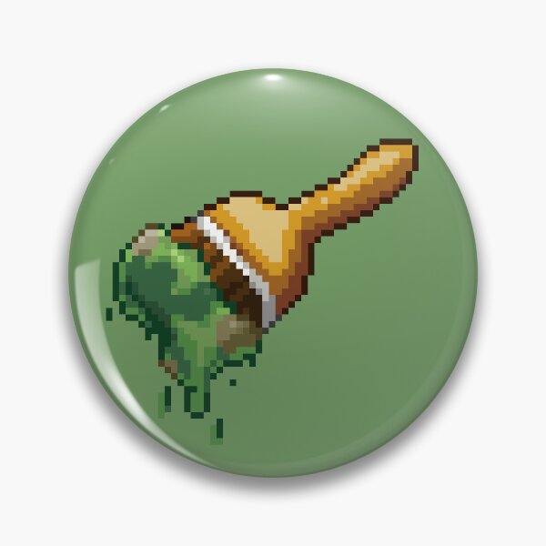 Item preview, Neopet Camoflauge Paint Brush Pixel Art designed and sold by AyrosArts.
