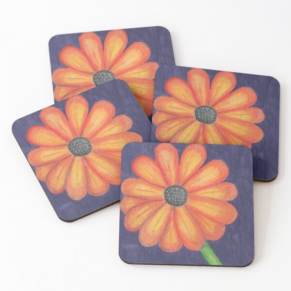 Item preview, Orange flower designed and sold by Artbysarah23.