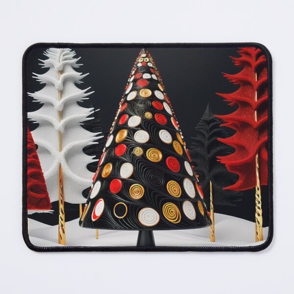 Item preview, Stylized ornamental decorative fantasy artistic Christmas tree illustration designed and sold by 4Seasons.