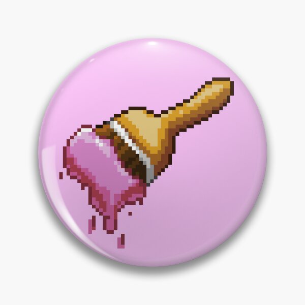 Item preview, Neopet Pink Paint Brush Pixel Art designed and sold by AyrosArts.