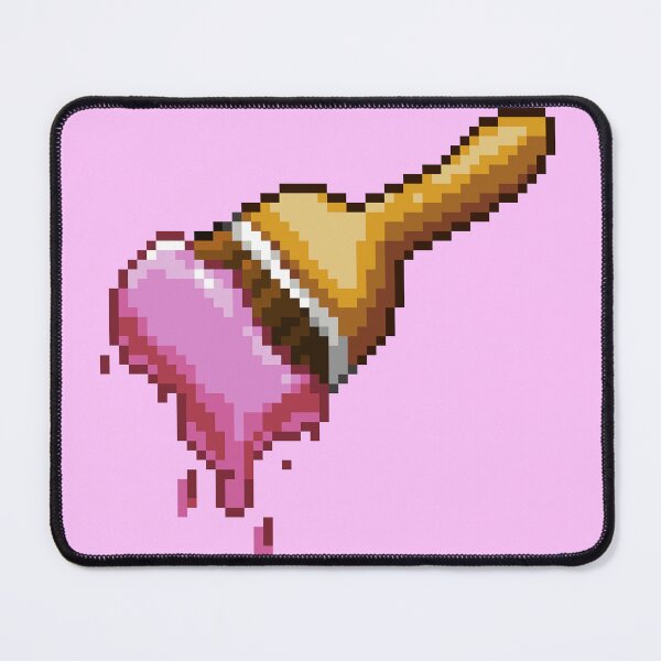 Item preview, Neopet Pink Paint Brush Pixel Art designed and sold by AyrosArts.