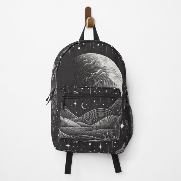 Item preview, Night's Embrace: Moon, Stars, and Mountain Majesty designed and sold by NaphDesigns.