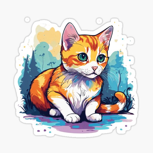 Item preview, Whimsical Cat designed and sold by OURBYPRODUCTS.
