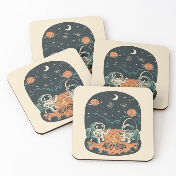 Item preview, Astronaut and Alien Friends designed and sold by UrbanGraphixs.