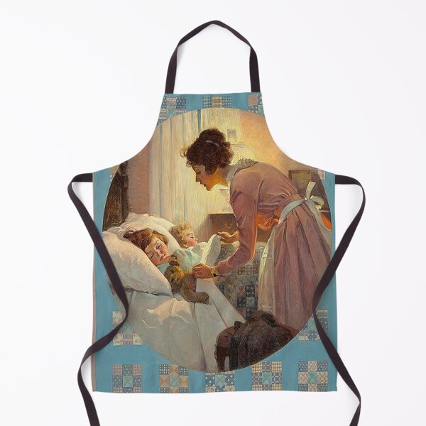 Item preview, Mother Tucking Children into Bed designed and sold by tomorrowsart.