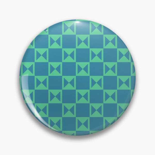 Artikelvorschau, Blaugrünes Cyan-Türkis-Aquamarin-Blau-Dreieck-Quadrat-aquatische verschachtelte Formen skandinavisches Mosaik-Muster entworfen und verkauft von PenguinForests.