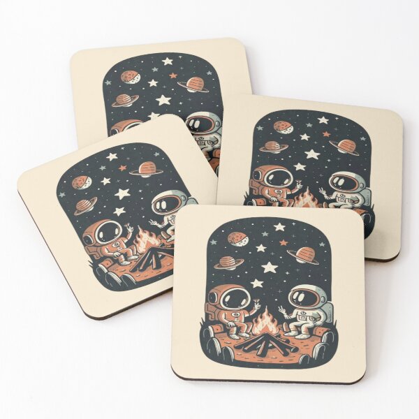 Item preview, Astronaut and Alien Friends designed and sold by UrbanGraphixs.