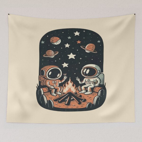 Item preview, Astronaut and Alien Friends designed and sold by UrbanGraphixs.
