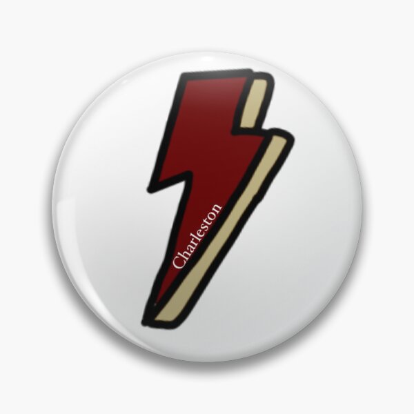 Artikelvorschau, CofC – College of Charleston Lightning Bolt entworfen und verkauft von delmarvastickers.