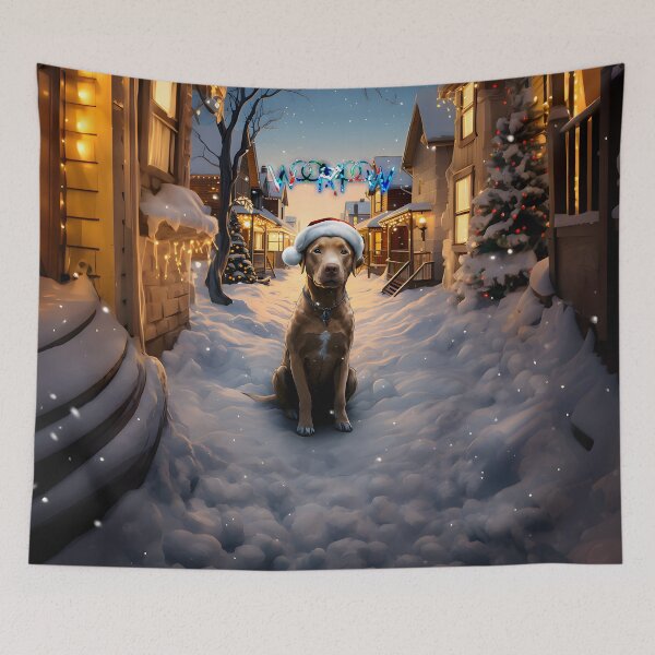 Item preview, Strong dog with Christmas azure eyes designed and sold by Woof-WoofSK.