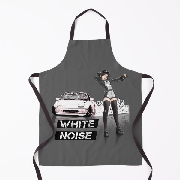 Item preview, White Miata MX-5 with anime girl designed and sold by CoolCarVideos.