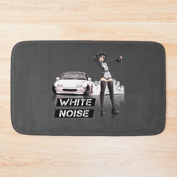 Item preview, White Miata MX-5 with anime girl  designed and sold by CoolCarVideos.