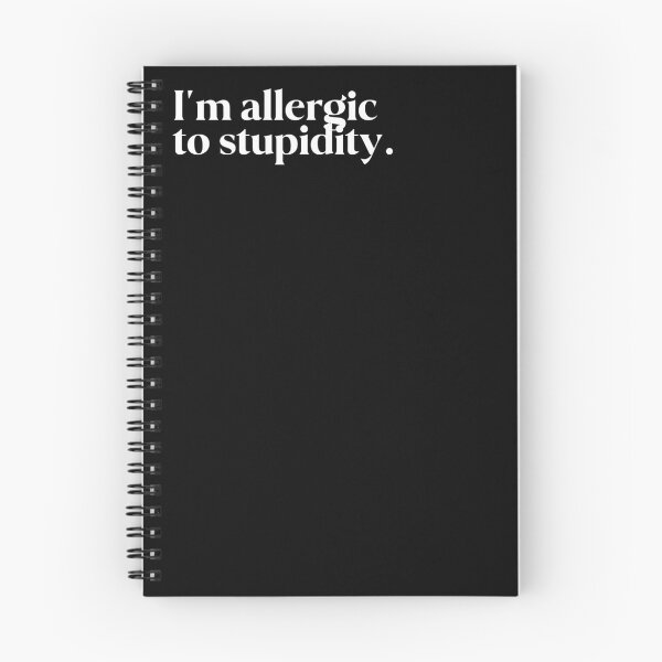 Item preview, I'm allergic to stupidity. designed and sold by FIIIRE.