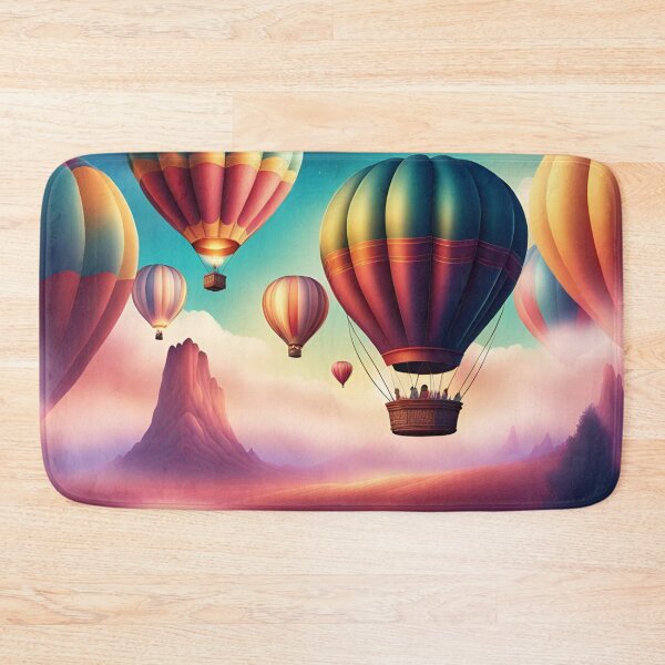 Item preview, Riding Along in Hot Air Balloons Design  designed and sold by Saffia Publishing House.