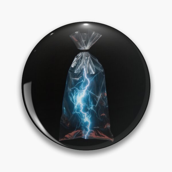 Item preview, Electric Lightening Plastic bag designed and sold by FireFXStudio.