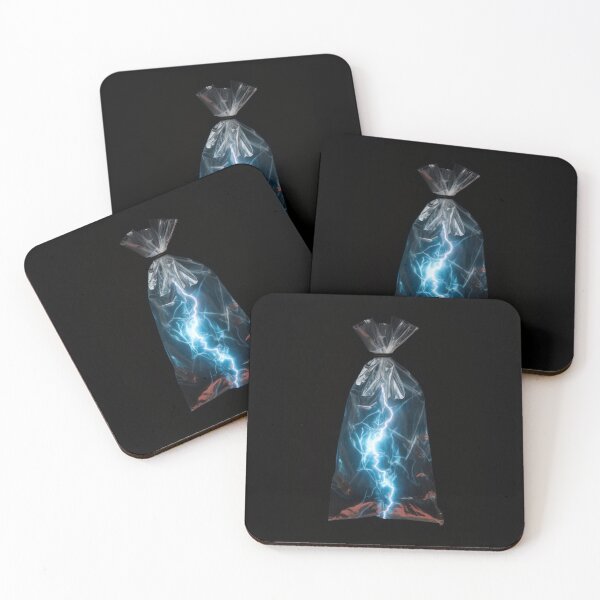 Item preview, Electric Lightening Plastic bag designed and sold by FireFXStudio.