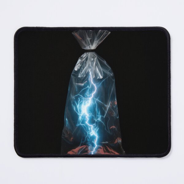 Item preview, Electric Lightening Plastic bag designed and sold by FireFXStudio.
