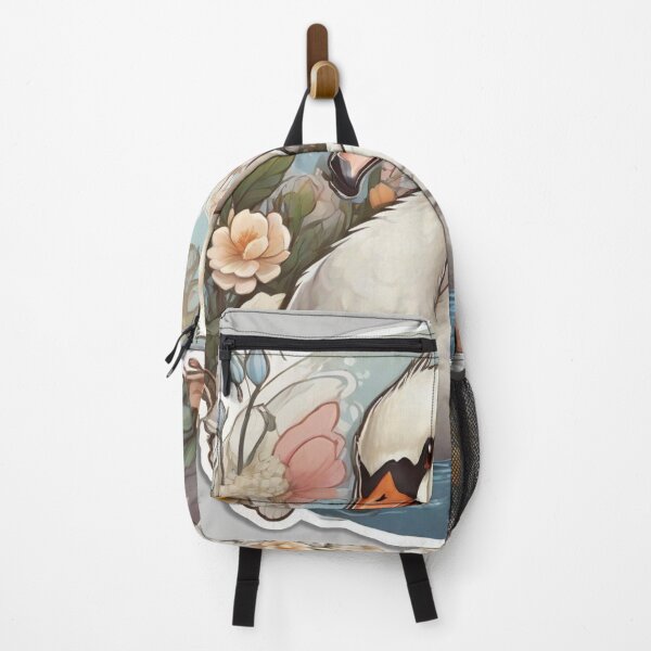 Item preview, Cute swan surrounded by roses designed and sold by abdelaziz0.