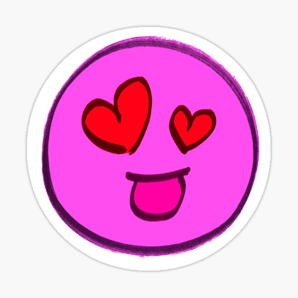 Item preview, Heart Eyes Emoji designed and sold by BSDS.